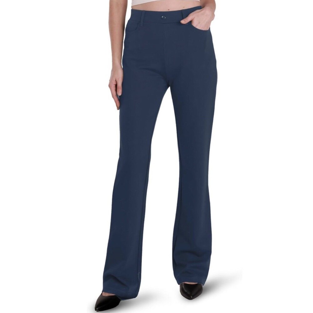 Houmous 2XL 29'' Inseam Women's Bootcut Dress Pants Pockets Stretch Work Lounge